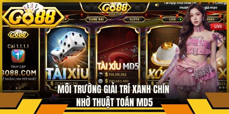 Trang chủ 6 Môi trường giải trí xanh chín nhờ thuật toán MD5